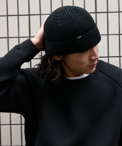 schott(ショット)の「Schott/ショット KNIT WATCH ピスネーム ベーシック ニットワッチキャップ(ニットキャップ/ビーニー・メンズ・グレー/ブラック/ブラウン・FREE)」の6枚目の写真