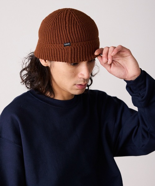 schott(ショット)の「Schott/ショット KNIT WATCH ピスネーム ベーシック ニットワッチキャップ(ニットキャップ/ビーニー・メンズ・グレー/ブラック/ブラウン・FREE)」の19枚目の写真