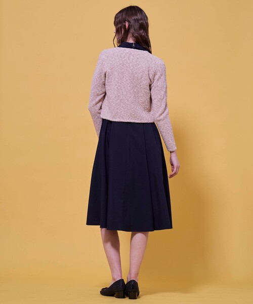 TOCCA（トッカ）の「TWEEDY MAZE ニットジャケット（カーディガン/ボレロ・レディース・アイボリー系/ブラック系/ピンク系・F）」の13枚目の写真