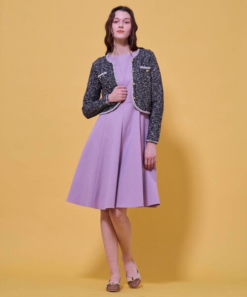 TOCCA（トッカ）の「TWEEDY MAZE ニットジャケット（カーディガン/ボレロ・レディース・アイボリー系/ブラック系/ピンク系・F）」の19枚目の写真