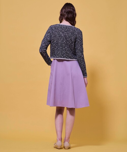 TOCCA（トッカ）の「TWEEDY MAZE ニットジャケット（カーディガン/ボレロ・レディース・アイボリー系/ブラック系/ピンク系・F）」の21枚目の写真
