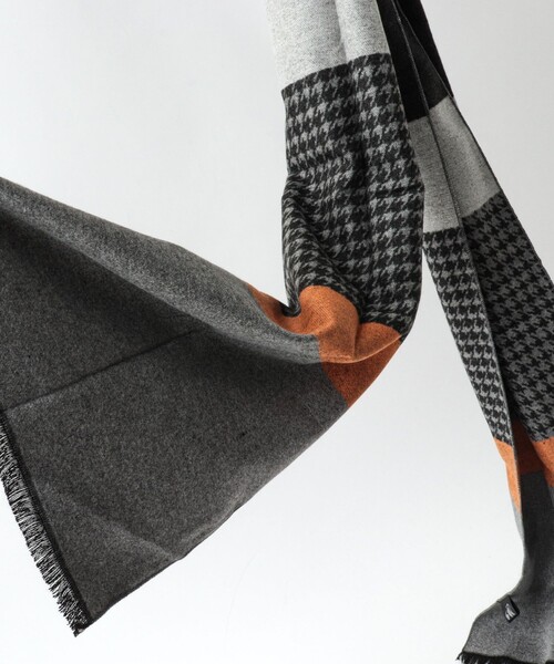 NOLLEY’S(ノーリーズ)の「【SWOLE PANDA/スウォールパンダ】Bamboo Scarf Multi 30(マフラー・メンズ・ブルー系その他2/ブラック系その他2/グレー系その他/ブラック系その他/オレンジ系その他/ブルー系その他/グレー系その他2・FREE)」の4枚目の写真