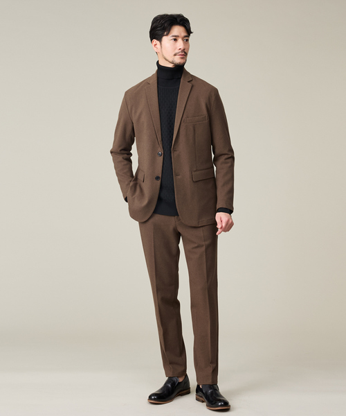 ABAHOUSE GRAY(アバハウスグレイ)の「【WINTER SHIELD】カシミヤタッチ スラックス / セットアップ対応(スラックス・メンズ・ブラウン/グレー/ブラック/ネイビー・44/50/46/48)」の18枚目の写真