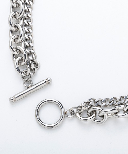 AJUGA.（アジュガ）の「レイヤードチェーンネックレス（ネックレス・レディース・シルバー・ONE SIZE）」の5枚目の写真