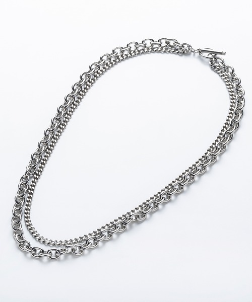 AJUGA.（アジュガ）の「レイヤードチェーンネックレス（ネックレス・レディース・シルバー・ONE SIZE）」の6枚目の写真