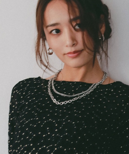 AJUGA.（アジュガ）の「レイヤードチェーンネックレス（ネックレス・レディース・シルバー・ONE SIZE）」の13枚目の写真