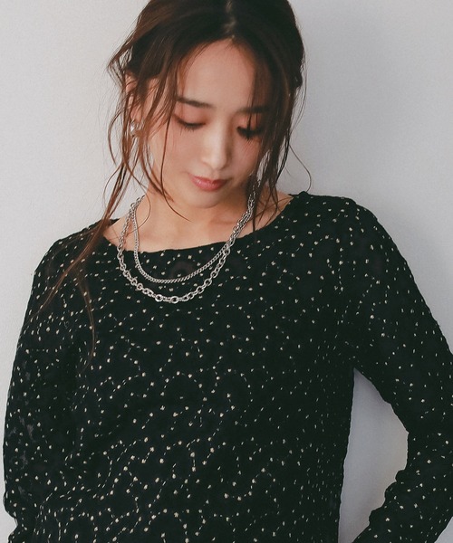 AJUGA.（アジュガ）の「レイヤードチェーンネックレス（ネックレス・レディース・シルバー・ONE SIZE）」の10枚目の写真