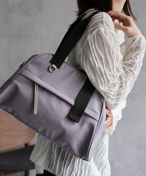 sakishimatokyo（サキシマトーキョー）の「2WAY ボストンBAG（ボストンバッグ・レディース・ブラウン/ブラック/グレー・FREE）」の3枚目の写真