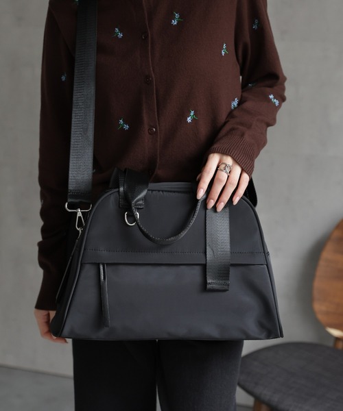 sakishimatokyo（サキシマトーキョー）の「2WAY ボストンBAG（ボストンバッグ・レディース・ブラウン/ブラック/グレー・FREE）」の5枚目の写真