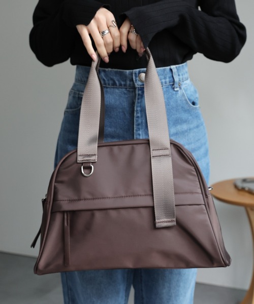 sakishimatokyo（サキシマトーキョー）の「2WAY ボストンBAG（ボストンバッグ・レディース・ブラウン/ブラック/グレー・FREE）」の15枚目の写真