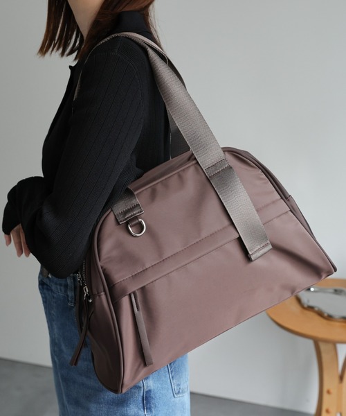 sakishimatokyo（サキシマトーキョー）の「2WAY ボストンBAG（ボストンバッグ・レディース・ブラウン/ブラック/グレー・FREE）」の16枚目の写真