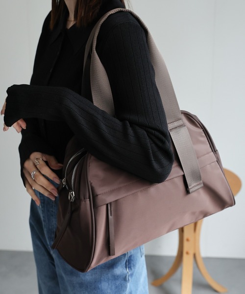 sakishimatokyo（サキシマトーキョー）の「2WAY ボストンBAG（ボストンバッグ・レディース・ブラウン/ブラック/グレー・FREE）」の17枚目の写真