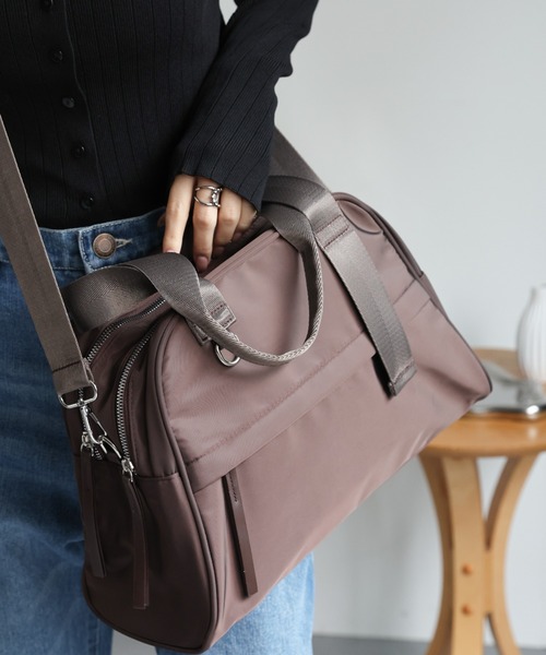 sakishimatokyo（サキシマトーキョー）の「2WAY ボストンBAG（ボストンバッグ・レディース・ブラウン/ブラック/グレー・FREE）」の19枚目の写真