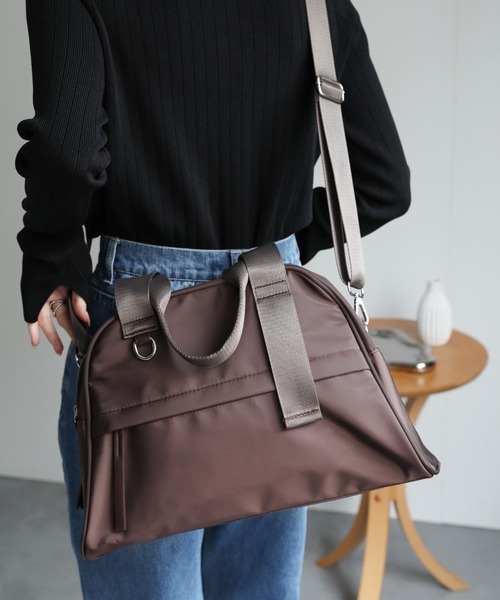 sakishimatokyo（サキシマトーキョー）の「2WAY ボストンBAG（ボストンバッグ・レディース・ブラウン/ブラック/グレー・FREE）」の21枚目の写真