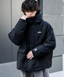 STARTER BLACK LABEL（スターターブラックレーベル）の「STARTER BLACK LABEL スターターブラックレーベル タスランファイバー中綿ワンポイントロゴ刺繍フードジャケット（ブルゾン・レディース）」