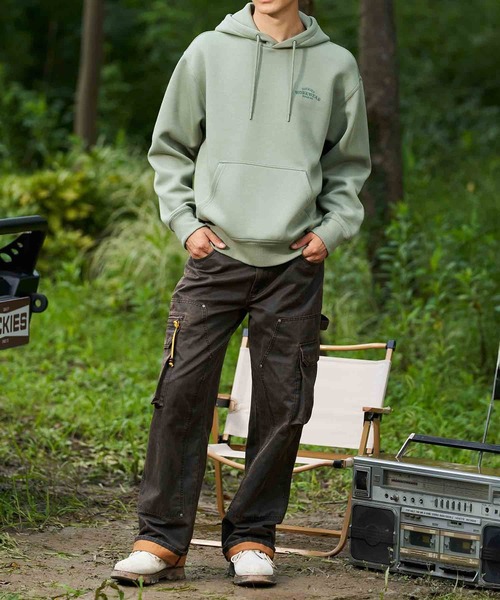 Dickies（ディッキーズ）の「スキューバーフーディー（パーカー・メンズ・ミント/ブラック・LARGE/MEDIUM/X-LARGE）」の15枚目の写真