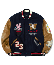 WKNDRS（ウィーキャンドース）の「MAGIC STADIUM JK (NAVY)（スタジャン）」