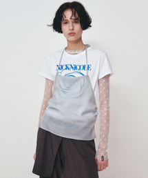 SILKY HALTER SLEEVELESS_SKY BLUE
