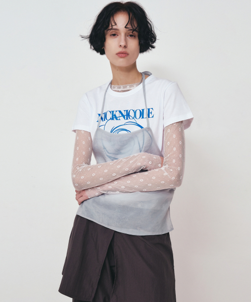 NICK&NICOLE(ニックアンドニコール)の「SILKY HALTER SLEEVELESS_SKY BLUE(Tシャツ/カットソー・レディース・その他・FREE)」の2枚目の写真