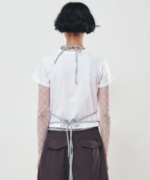 NICK&NICOLE(ニックアンドニコール)の「SILKY HALTER SLEEVELESS_SKY BLUE(Tシャツ/カットソー・レディース・その他・FREE)」の3枚目の写真