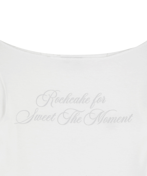 ROCKCAKE（ロックケーキ）の「Cursive Mesh Top - Ivory（Tシャツ/カットソー・レディース・その他・SMALL）」の5枚目の写真