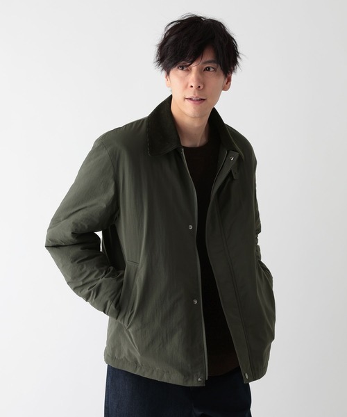 GLOBAL WORK(グローバルワーク)の「ライトウォーム襟切り替えブルゾン/601412(ブルゾン・メンズ・グリーン/ブラック・SMALL/MEDIUM/LARGE/X-LARGE)」の6枚目の写真