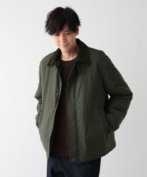 GLOBAL WORK(グローバルワーク)の「ライトウォーム襟切り替えブルゾン/601412(ブルゾン・メンズ・グリーン/ブラック・SMALL/MEDIUM/LARGE/X-LARGE)」の7枚目の写真