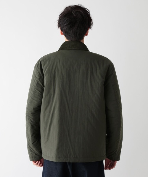GLOBAL WORK(グローバルワーク)の「ライトウォーム襟切り替えブルゾン/601412(ブルゾン・メンズ・グリーン/ブラック・SMALL/MEDIUM/LARGE/X-LARGE)」の14枚目の写真