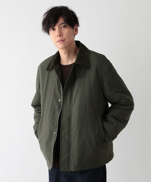 GLOBAL WORK(グローバルワーク)の「ライトウォーム襟切り替えブルゾン/601412(ブルゾン・メンズ・グリーン/ブラック・SMALL/MEDIUM/LARGE/X-LARGE)」の5枚目の写真