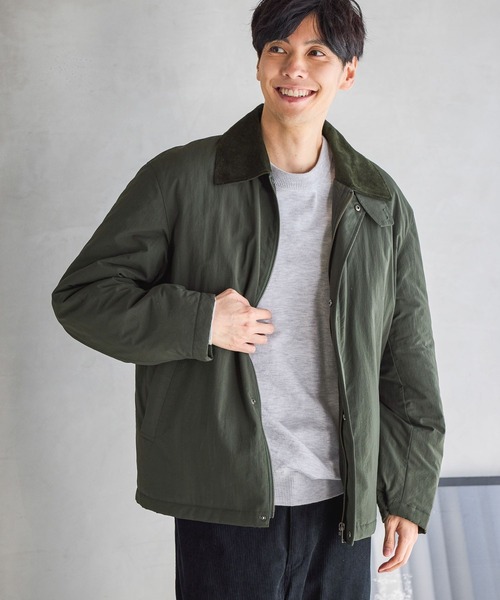 ライトウォーム襟切り替えブルゾン/601412（ブルゾン）｜GLOBAL WORK