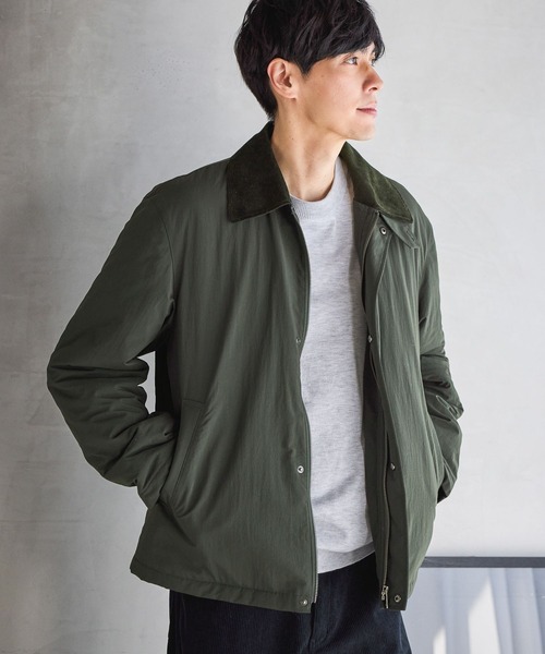 ライトウォーム襟切り替えブルゾン/601412（ブルゾン）｜GLOBAL WORK