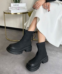 ブーツ 厚底 ショート ショートブーツ