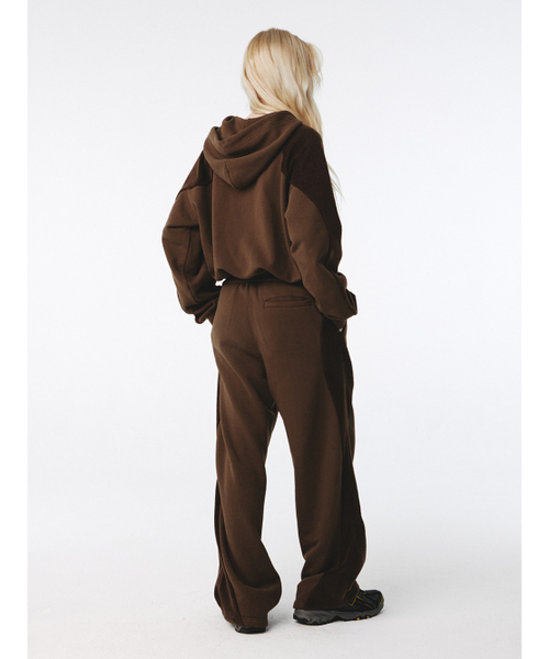 Kijun(キジュン)の「Flow Zip-Up Hoodie Brown(パーカー・レディース・その他・MEDIUM/SMALL)」の2枚目の写真