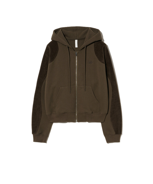 Kijun(キジュン)の「Flow Zip-Up Hoodie Brown(パーカー・レディース・その他・MEDIUM/SMALL)」の4枚目の写真