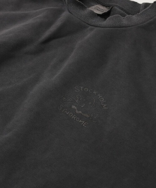 STOCKHOLM SYNDROME（ストックホルムシンドローム）の「STOCKHOLM SYNDROME／ゴーストピグメントプルオーバー（スウェット・メンズ・チャコール/アイボリー/グレー・FREE）」の13枚目の写真