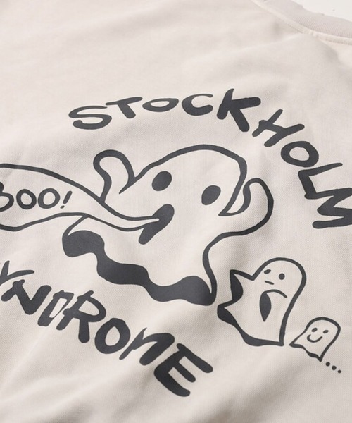 STOCKHOLM SYNDROME（ストックホルムシンドローム）の「STOCKHOLM SYNDROME／ゴーストピグメントプルオーバー（スウェット・メンズ・チャコール/アイボリー/グレー・FREE）」の6枚目の写真