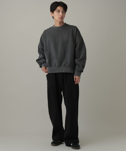 STOCKHOLM SYNDROME（ストックホルムシンドローム）の「STOCKHOLM SYNDROME／ゴーストピグメントプルオーバー（スウェット・メンズ・チャコール/アイボリー/グレー・FREE）」の19枚目の写真