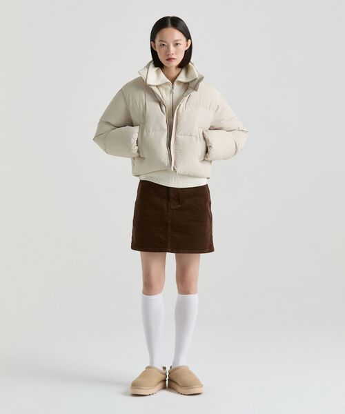MUSINSA STANDARD WOMAN（ムシンサスタンダードウーマン）の「ウィメンズコーデュロイミニスカート[ブラウン]（スカート・レディース・その他・SMALL/MEDIUM/LARGE/X-SMALL）」の6枚目の写真