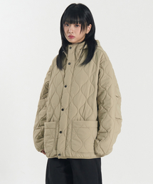 TOFFEE（トフィー）の「Quilted Hooded Padded Jumper (BEIGE)（ダウンジャケット/コート）」