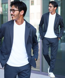 メンズのセットアップ（ブルー・ネイビー/青色系・ジャージ