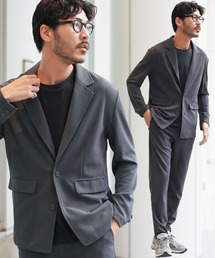 JIGGYS SHOP（ジギーズショップ）の「【セットアップ】テーラードジャケット&スリムテーパードパンツ カジュアルスーツ 上下セット（セットアップ）」