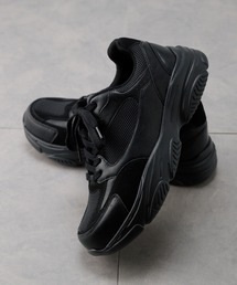 Loose/ルース（ルース）の「ミックス マテリアル ボリュームハイソールスニーカー（スニーカー）」