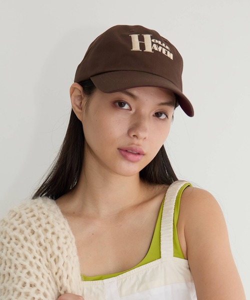 LY（エルワイ）の「【LY】Boeken cap（キャップ・レディース・ベージュ/レッド/ピンク/ブラウン・FREE）」の2枚目の写真