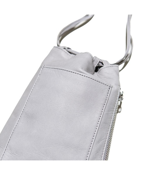 yorozu（ヨロズ）の「yorozu CTS KINCHAKU ARCHIVE EDITION (111YZ110)（ハンドバッグ・メンズ・グレー系その他/ブラック・FREE）」の12枚目の写真