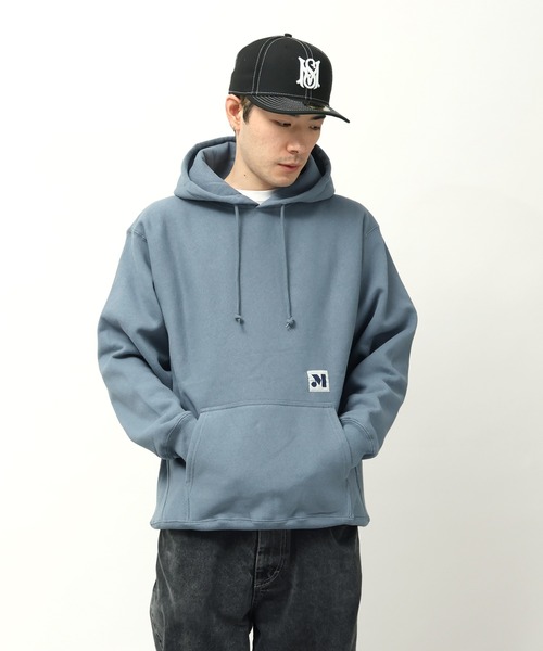 MFC STORE(エムエフシーストア)の「MFC STORE “M” GEOMETRY HOODIE(パーカー・メンズ・アッシュ/グレー系/ネイビー/ブルー系/ブラック・S/M/L/XL)」の1枚目の写真