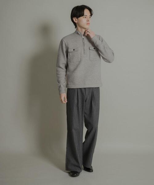 SENSE OF PLACE by URBAN RESEARCH(センスオブプレイスバイアーバンリサーチ)の「ウールブレンドカーブポケットストレートパンツ(その他パンツ・メンズ・グレー/ブラウン・LARGE/MEDIUM)」の22枚目の写真