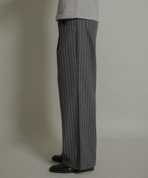 SENSE OF PLACE by URBAN RESEARCH（センスオブプレイスバイアーバンリサーチ）の「ウールブレンドカーブポケットストレートパンツ（その他パンツ・メンズ・グレー/ブラウン・LARGE/MEDIUM）」の21枚目の写真