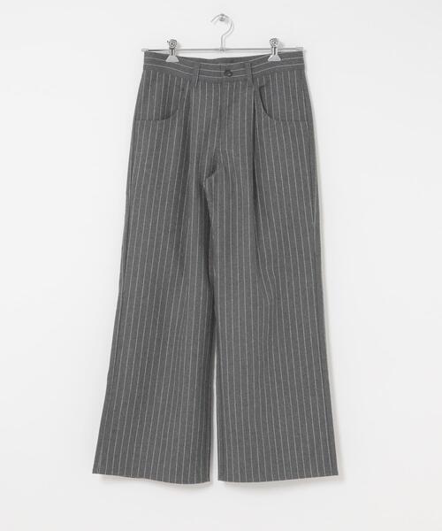 SENSE OF PLACE by URBAN RESEARCH(センスオブプレイスバイアーバンリサーチ)の「ウールブレンドカーブポケットストレートパンツ(その他パンツ・メンズ・グレー/ブラウン・LARGE/MEDIUM)」の16枚目の写真