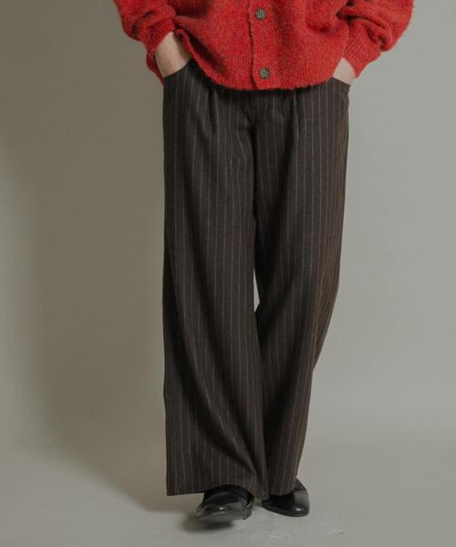 SENSE OF PLACE by URBAN RESEARCH（センスオブプレイスバイアーバンリサーチ）の「ウールブレンドカーブポケットストレートパンツ（その他パンツ・メンズ・グレー/ブラウン・LARGE/MEDIUM）」の13枚目の写真