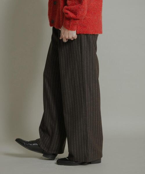 SENSE OF PLACE by URBAN RESEARCH（センスオブプレイスバイアーバンリサーチ）の「ウールブレンドカーブポケットストレートパンツ（その他パンツ・メンズ・グレー/ブラウン・LARGE/MEDIUM）」の15枚目の写真